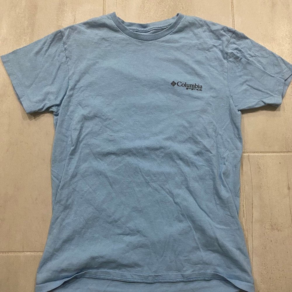 COLUMBIA fishing t-shirt | S